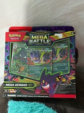 Pokemon Mega Battle Deck Mega Gengar EX Purple Black Red
